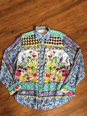 Robert Graham Limited Edition Size 2XL Print Button-Up Shirt by Robert Graham